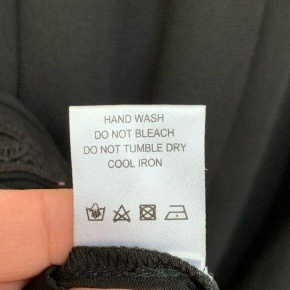 Tularosa Luca Dress Size Small Black Crochet Lace Trim V-neck Sheer Cutout New - Picture 9 of 10